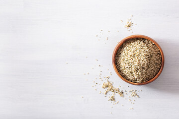 hulled hemp seeds, healthy superfood supplement
