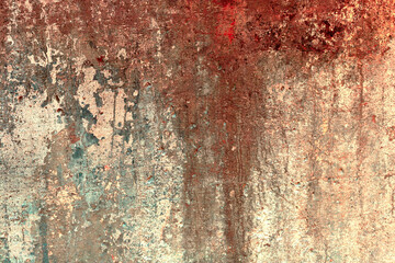 Wall old painted concrete.