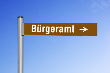 Bürgeramt, Wegweiser