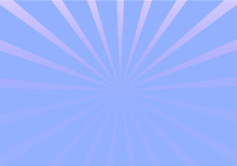 Radial stripes background. Trendy blue and white striped background. Soft backdrop with gradient for wallpaper, cover and banner template. Light line, abstract ray burst. Vector illustration art