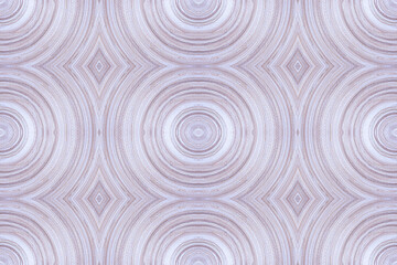 Abstract seamless pattern with symmetrical decorative kaleidoscopic ornament