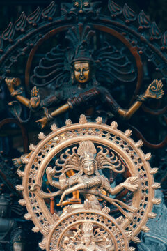 Bronze dancing Shiva in the souvenir shop.