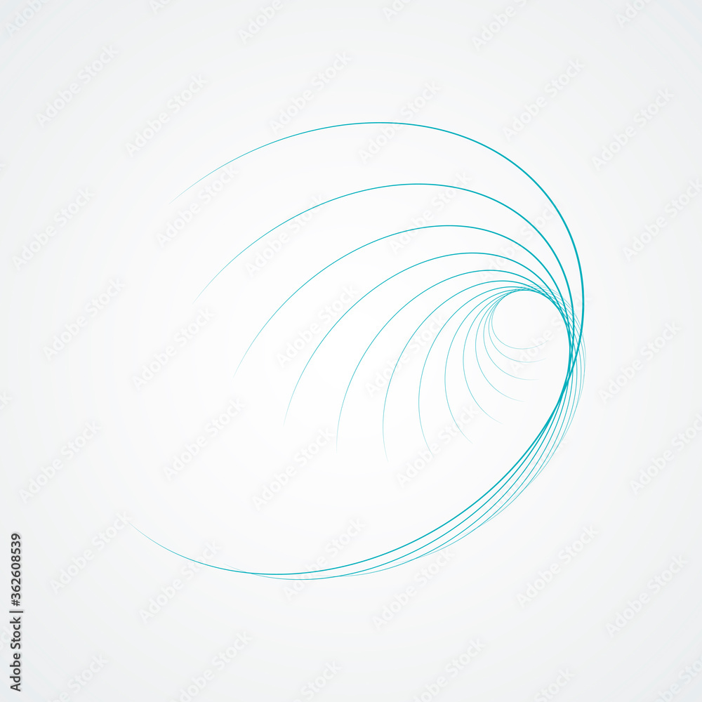 Aufkleber white background with abstract circles