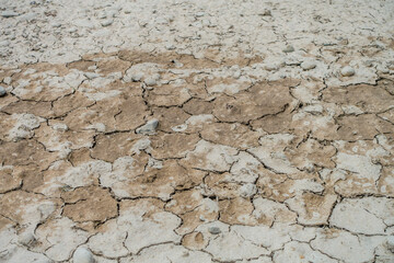 Rissiger Boden durch Trockenheit