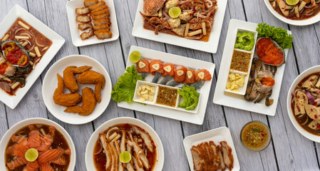 Thai Spicy Salads and Mixed Dishes 