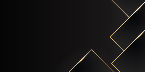 Vector Black and Gold Black Design Templates. Vector illustration design for presentation, banner, cover, web, flyer, card, poster, game, texture, slide, magazine, and powerpoint. 