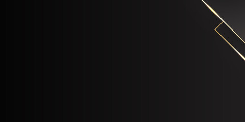 Fototapeta premium Black and gold abstract background. Modern luxury background carbon 3d VIP vector overlap layer on dark and shadow black space with abstract style for design. graphic resource illustration Texture