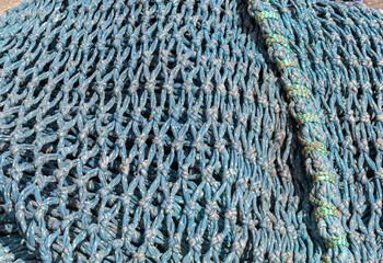 Fishing net background