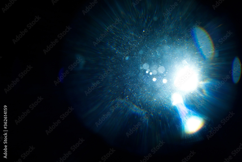 Poster easy to add lens flare effects for overlay designs or screen blending mode to make high-quality imag