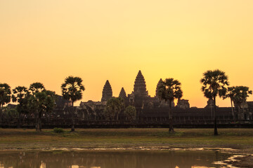 Sunrise over Angkor Wat.