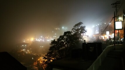 night street in the city