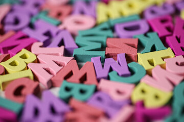 Fototapeta premium random lettering, letters