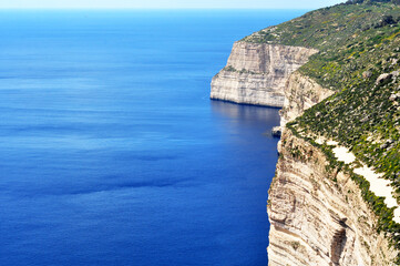 Dingli Cliffs and Mediterranean Sea in Malta