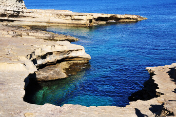 St.Peter's pool on Malta
