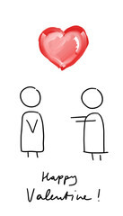 Happy Valentine Couple