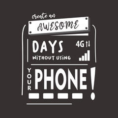 inspire vector quotes for social media post, wallpaper, printed, and many more