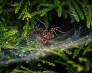 spider on a web