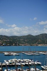 Fototapeta na wymiar View of the port of Sapri