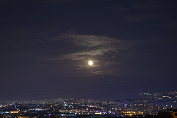Fototapeta na wymiar night an moon