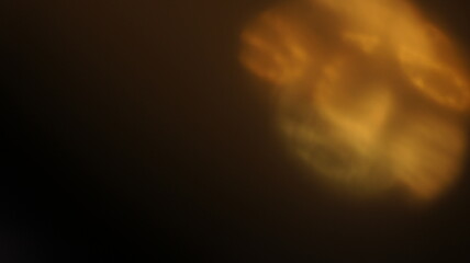 Natural Gold Color Bokeh Particles Effect Photo Overlays Background Glowing Abstract Lens Lights Defocused Circles and Blur Golden Glitter Beautiful Glamour Style. Use Screen Overlay Mode.