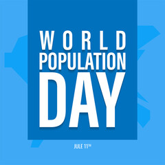 Design for World Population day Greeting-11 july