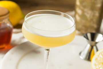 Boozy Bees Knees Gin Cocktail