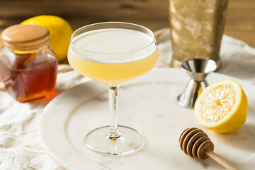 Boozy Bees Knees Gin Cocktail