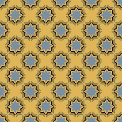 Vector seamless stars pattern. Modern stylish texture