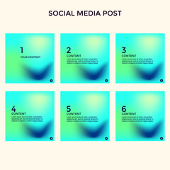 COLORFUL INSTAGRAM STORIES. SOCIAL MEDIA POST TEMPLATE SET GRADIENT LIQUID VECTOR DESIGN