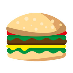 ilustración de Hamburguesa 