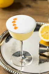 Sweet Boozy Whiskey Pisco Sour
