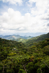 Fototapeta na wymiar View from the peak of the national park