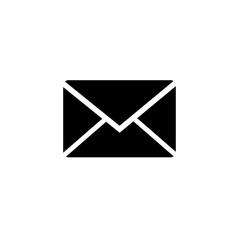 Mail Icon isolate on white background drawing by illustration