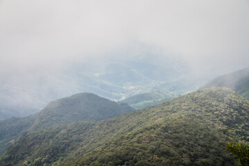 View from the peak of the national park