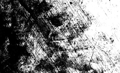 Scratched Grunge Urban Background Texture Vector. Dust Overlay Distress Grainy Grungy Effect. Distressed Backdrop Vector Illustration. Isolated Black on White Background. EPS 10.
