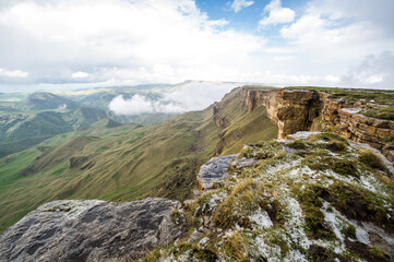 Fototapeta na wymiar Panoramic view of the Bermamyt Plateau