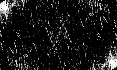 Scratched Grunge Urban Background Texture Vector. Dust Overlay Distress Grainy Grungy Effect. Distressed Backdrop Vector Illustration. Isolated Black on White Background. EPS 10.