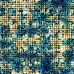 Fototapeta na wymiar Military camouflage seamless pattern. Urban digital pixel style.