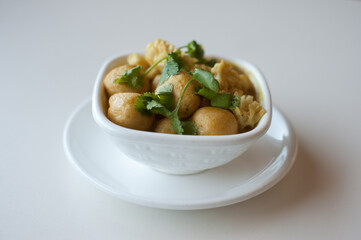 fish balls in curry sauce