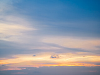 Fototapeta premium beautiful colourful twilight sky background in evening time
