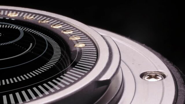 Macro camera lens using futuristic graphics implementation