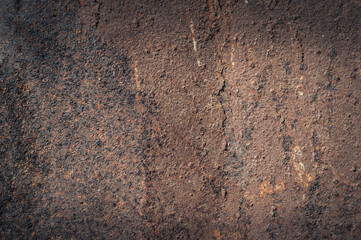 Brown grungy worn rusty metal texture background