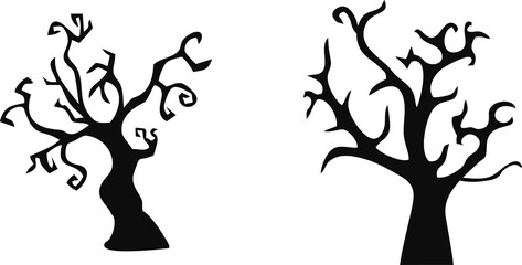 Silhouette of HALLOWEEN tree. VECTOR
Suitable for printing