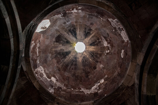SANAHIN, ARMENIA - JULY 17, 2014: Sanahin Monastery, an Armenian monastery founded in the 10th century. It's a UNESCO World Heritage