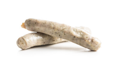 White sausage. Mini weisswurst.