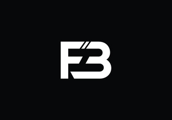 F B Initial Letter Logo design, Graphic Alphabet Symbol for Corporate Business Identity