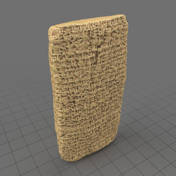 Clay tablet