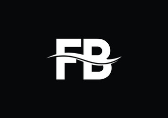 F B Initial Letter Logo design, Graphic Alphabet Symbol for Corporate Business Identity