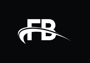 F B Initial Letter Logo design, Graphic Alphabet Symbol for Corporate Business Identity