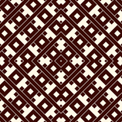 Overlapping rectangles and squares background. Seamless pattern design with repeated overlay geometric figures.